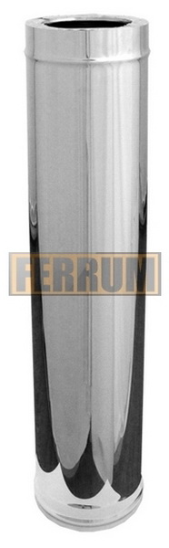 Сэндвич FERRUM 1м (430/0,8мм + нерж.) Ф110х200